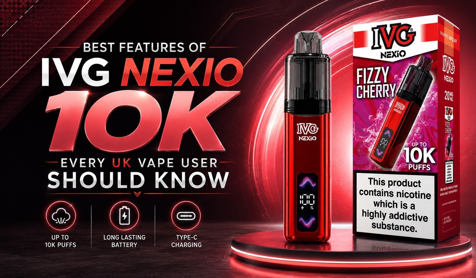 Best Features of IVG Nexio 10k Every UK Vape User Should Know