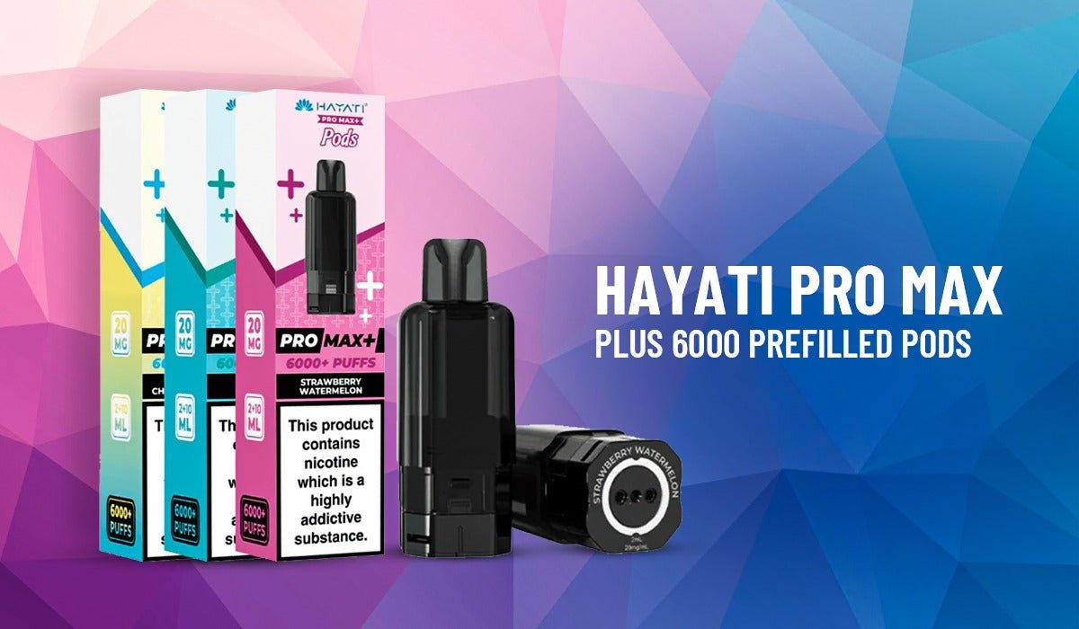 Hayati Pro Max Plus 6000 – Long-Lasting, High-Performance Vape Pods