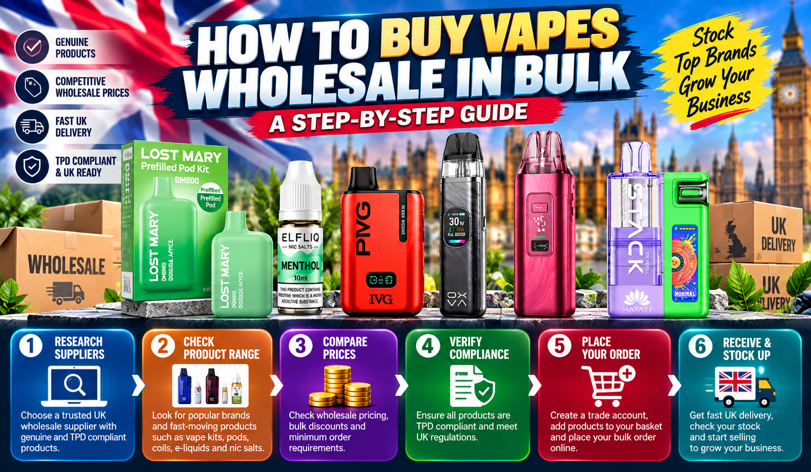 How to Buy Vapes Wholesale in Bulk: A Step-by-Step Guide