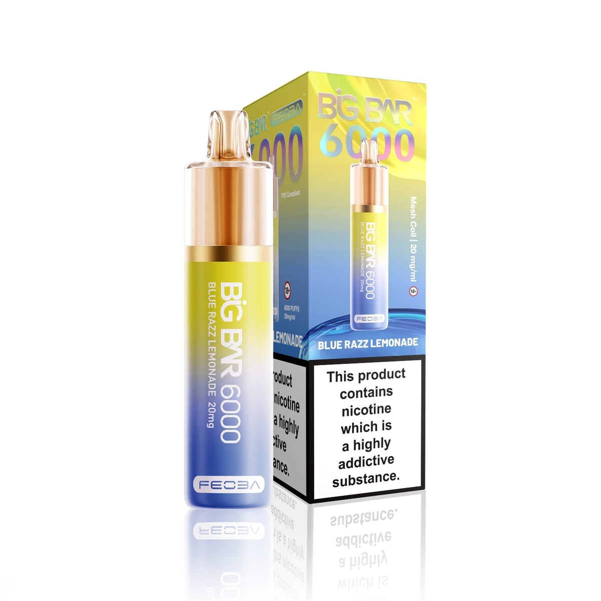 Buy Wholesale Feoba Big Bar 6000 Puffs Prefilled Vape (Box of 5) Buy Wholesale Feoba Big Bar 6000 Puffs Prefilled Vape (Box of 5)