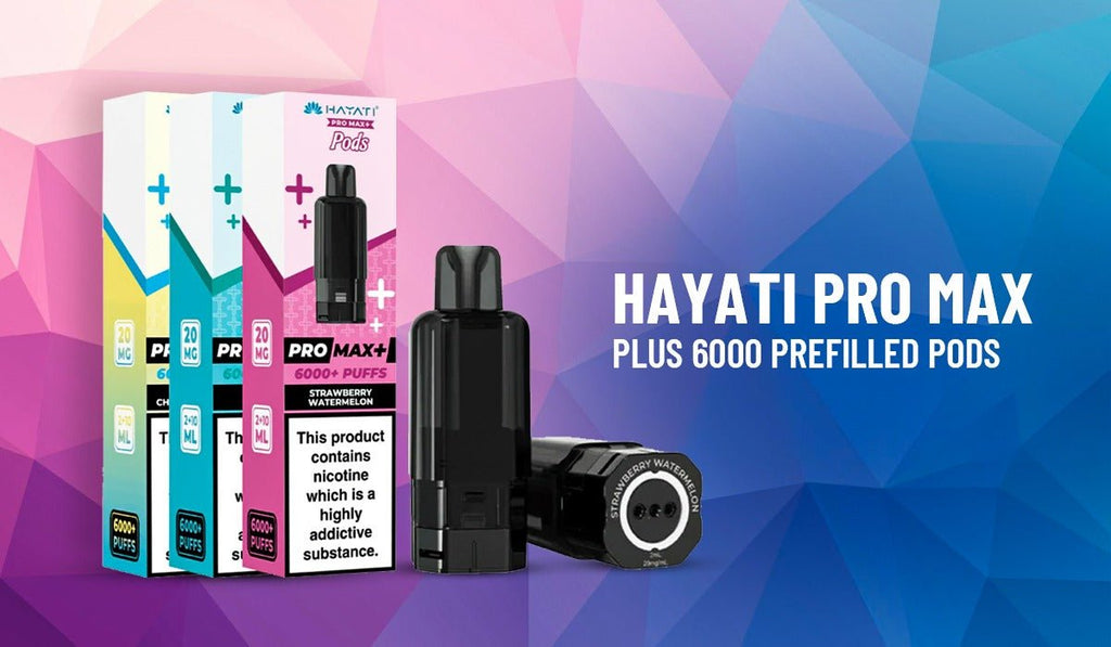 Hayati Pro Max Plus 6000 – Long-Lasting, High-Performance Vape Pods