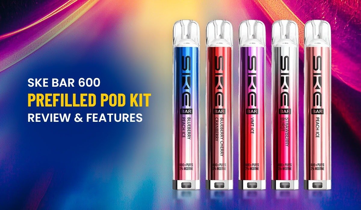 SKE Bar 600 Prefilled Pod Kit Review & Features