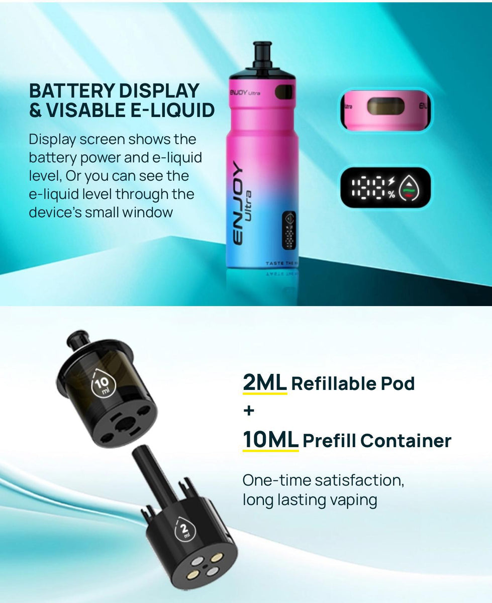 Enjoy Ultra 9000 Refill Pods Pack of 5