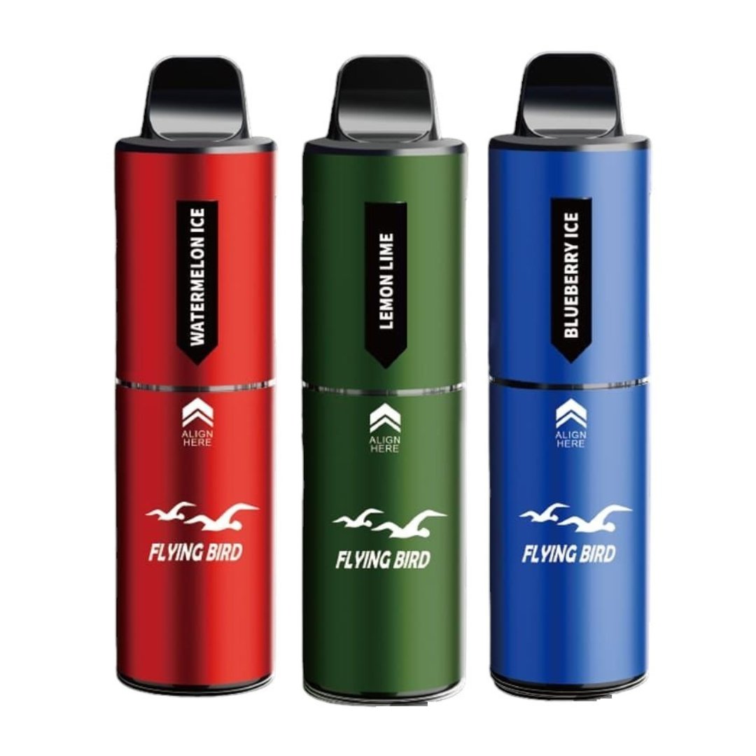 Flying Bird Max Pro 3000 Puffs 4 in 1 Disposable Vape Box of 5 ...