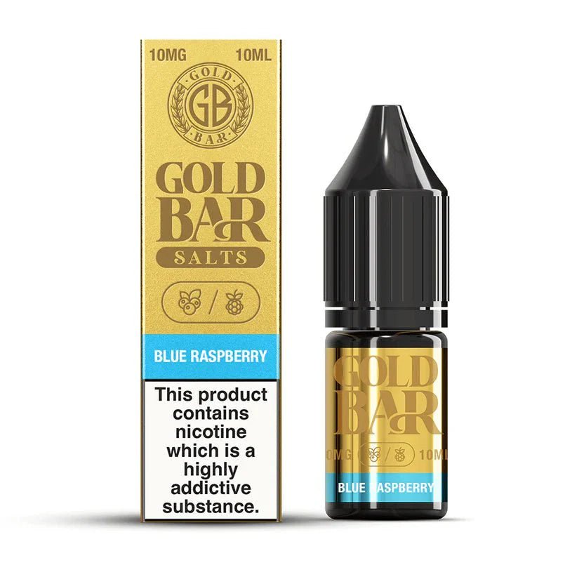 Gold Bar Nic Salts 10ml E-liquids (Box of 10) - vapeukwholesale