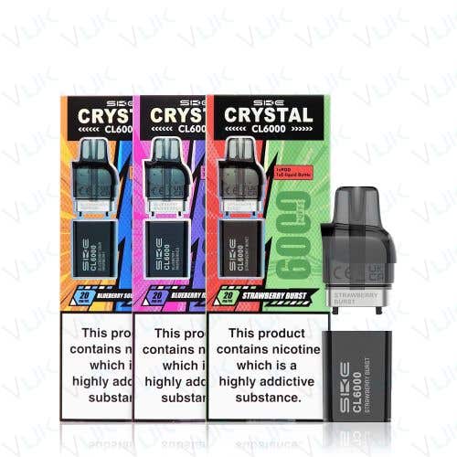 SKE Crystal CL6000 Prefilled Pods | 20mg Nicotine Salt
