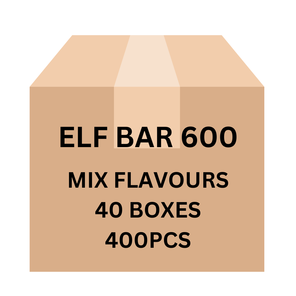 Buy Wholesale Elf Bar 600 Puffs Mix Flavours Full Carton (40 boxes) 400Pcs Buy Wholesale Elf Bar 600 Puffs Mix Flavours Full Carton (40 boxes) 400Pcs
