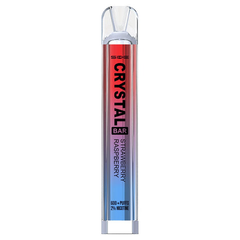 Ske Crystal Original Disposable Vape 20mg | 10 Pack | 600 Puffs | vapeukwholesale-Strawberry Raspberry *New*-vapeukwholesale